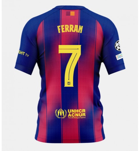 Barcelona Ferran Torres #7 Domácí Dres 2025-26 Krátký Rukáv Barcelona Ferran Torres #7 Domácí Dres 2025-26 Krátký Rukáv